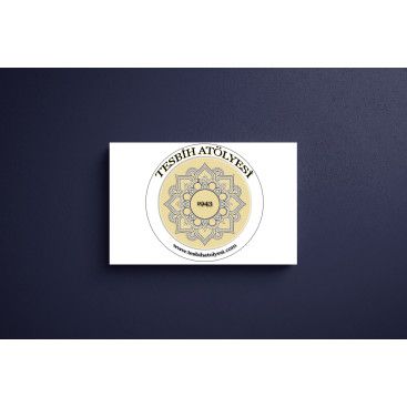 TESBİH ATÖLYESİ (tesbihatolyesi.com.tr) yarışmasına tasarımcı PelinC tarafından sunulan  tasarım 