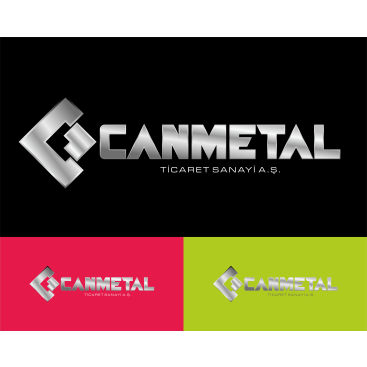 CANMETAL demir pazarlama logo ve kartviz yarışmasına tasarımcı Boss Reklam tarafından sunulan  tasarım 
