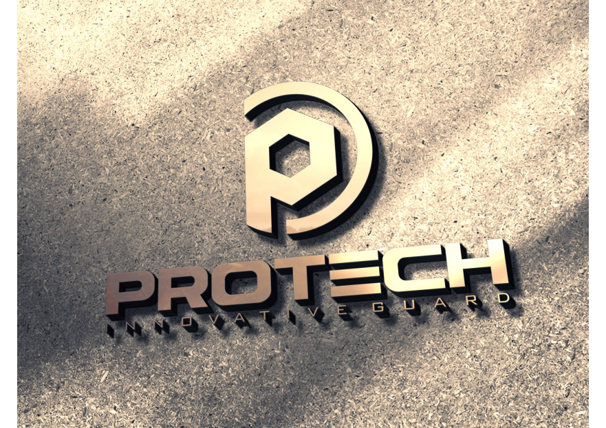 Protech Güvenlik Logo-amblem tasarımı yarışmasına tasarımcı RΛPİDO ™ tarafından sunulan  tasarım 