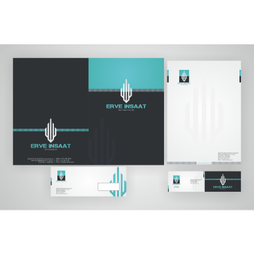 ERVE İnşaat İçin Logo+KurumsalKimlik yarışmasına tasarımcı mercan11 tarafından sunulan  tasarım 