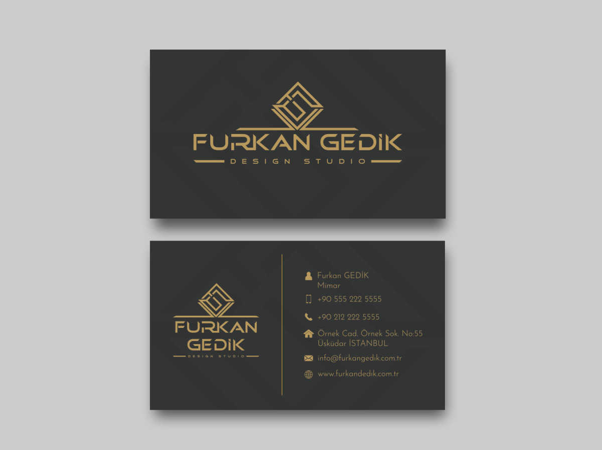 Tasarlayan Murat Altun -Mimarlık ofisi logo ve kartvizit tasarım