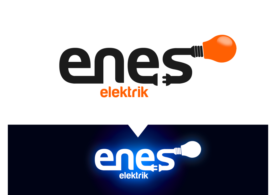 ENES ELEKTRİK LOGOSUNU ARIYOR yarışmasına tasarımcı BKRZ tarafından sunulan  tasarım 