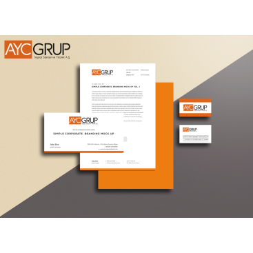 AYC Grup için logo tasarım yarışması yarışmasına tasarımcı AEB/ tarafından sunulan  tasarım 