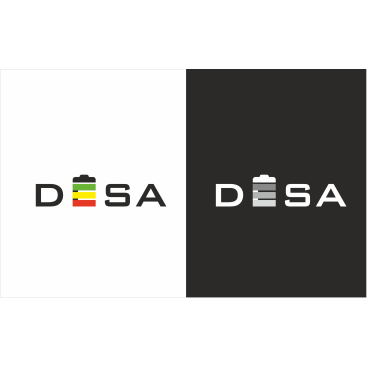 DESA  için logo tasarımı (akü -enerji) yarışmasına tasarımcı ErcanH tarafından sunulan  tasarım 