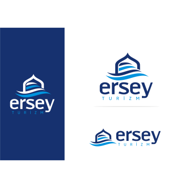 Ersey Turizm Logo Yenilemesi  yarışmasına tasarımcı RΛPİDO tarafından sunulan  tasarım 