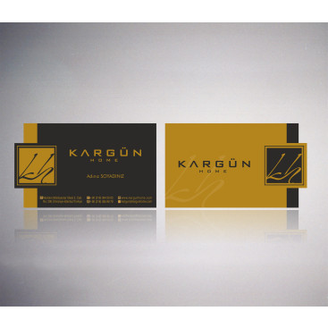  Kartvizit Çalışması yarışmasına tasarımcı kursunkalem tarafından sunulan  tasarım 