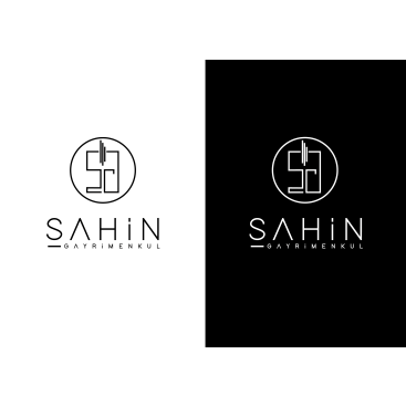 Şahin Gayrimenkul Logo + Kurumsal Kimlik yarışmasına tasarımcı Gizem SC tarafından sunulan  tasarım 