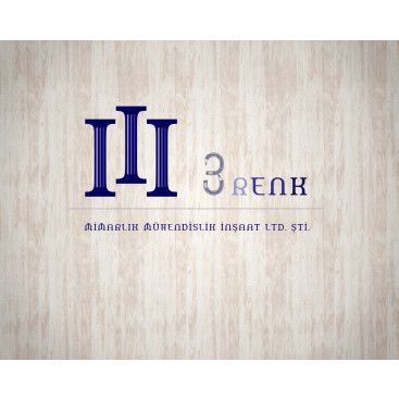 3 RENK MİMARLIK LOGO TASARIMI yarışmasına tasarımcı CBDesign tarafından sunulan  tasarım 