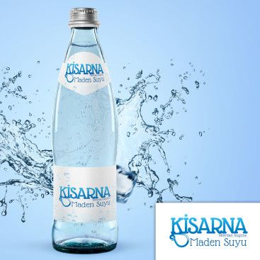 kisarna maden suyu için logo çalışması yarışmasına tasarımcı Tugceska tarafından sunulan  tasarım 