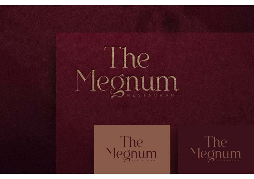 The Megnum Restoranı İçin Logo Tasarım. yarışmasına tasarımcı Burakaydın.01 tarafından sunulan  tasarım 
