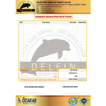 Delfin Vinç Kurumsal Kimlik Tasarımı  yarışmasına tasarımcı charcoal tarafından sunulan  tasarım 