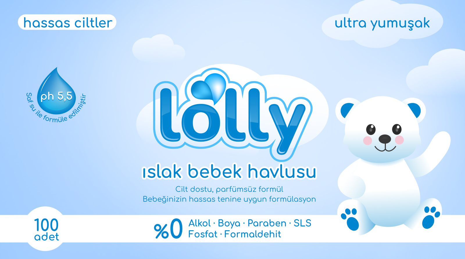 Tasarlayan Honor8-Bebek Islak Havlu Ambalaj Tasarımı