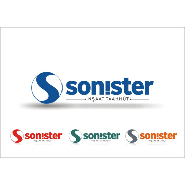 SONİSTER adlı inşaat firmasına logo  yarışmasına tasarımcı RΛPİDO tarafından sunulan  tasarım 