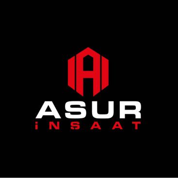 ASUR İNŞAAT İÇİN LOGO TASARIM yarışmasına tasarımcı melek gümüş tarafından sunulan  tasarım 