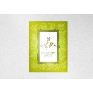 EDREMİT ZEYTİNYAĞI yarışmasına tasarımcı serbay tarafından sunulan  tasarım 