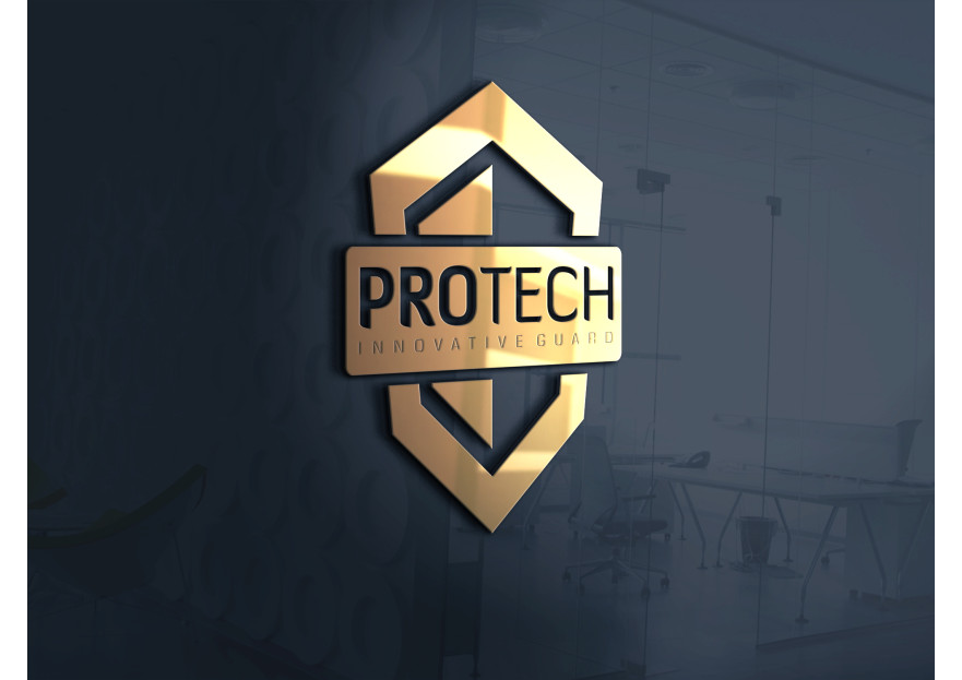 Protech Güvenlik Logo-amblem tasarımı yarışmasına tasarımcı wAres tarafından sunulan  tasarım 