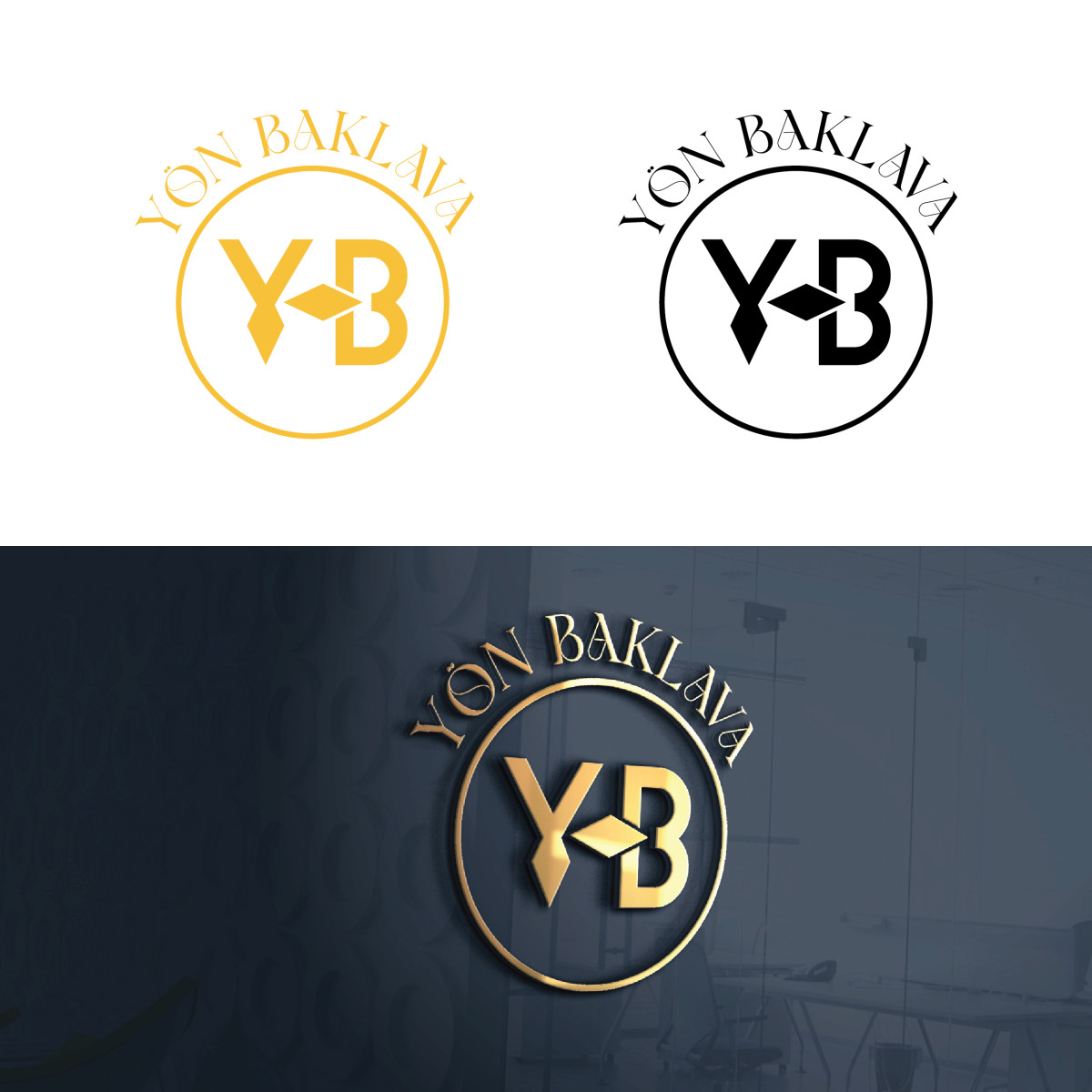 Tasarlayan seydanurblgn-Yön Baklava şirketimiz için sade ve şık
