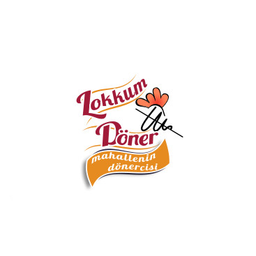 LOKKUM DÖNER LOGO TASARIMI yarışmasına tasarımcı Erdem creative  tarafından sunulan  tasarım 