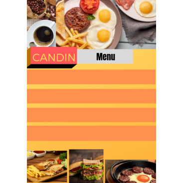 Yemek Menu Brosur yarışmasına tasarımcı snaleus tarafından sunulan  tasarım
