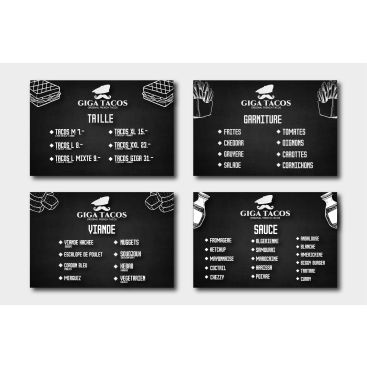 Fast Food Menüsü Tasarimi yarışmasına tasarımcı GhostSpy tarafından sunulan  tasarım 