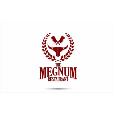 The Megnum Restoranı İçin Logo Tasarım. yarışmasına tasarımcı ErcanH tarafından sunulan  tasarım 