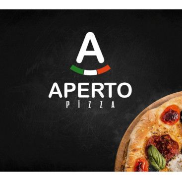 APERTO PİZZA LOGOSUNU ARIYOR yarışmasına tasarımcı Chiwely tarafından sunulan  tasarım 