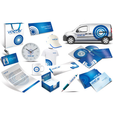 VECTOR ADINA LOGO & KURUMSAL KIMLIK yarışmasına tasarımcı ceyhu7n tarafından sunulan  tasarım 