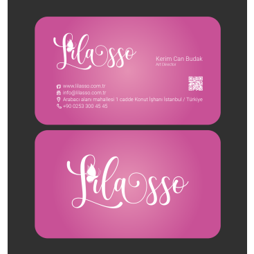 ''LİLASSO'' MARKASI İÇİN LOGO-KARTVİZİT yarışmasına tasarımcı Ayes Tasarım tarafından sunulan  tasarım