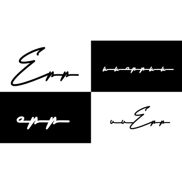 Eşimle benim harflerimden logo yarışmasına tasarımcı Thomas Bewick tarafından sunulan  tasarım 