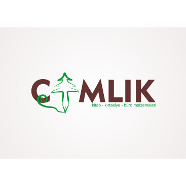 ÇAMLIK KİTAP-KIRTASİYE İÇİN LOGO TASARIM yarışmasına tasarımcı anafor tarafından sunulan  tasarım 
