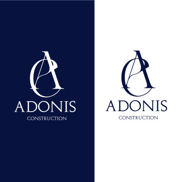 Adonis Construction Logo Tasarımı yarışmasına tasarımcı grafik esma  tarafından sunulan  tasarım 
