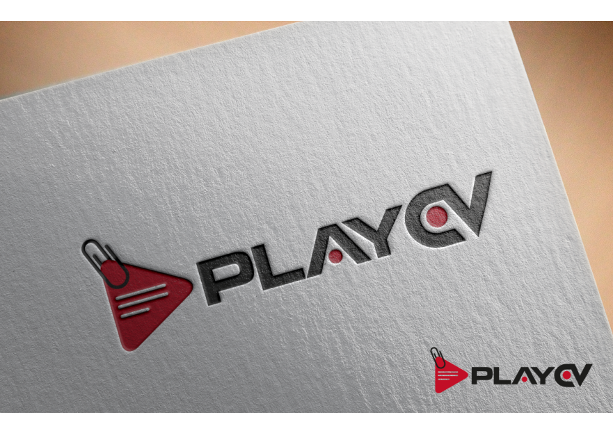 Videolu CV platformu için logo tasarımı yarışmasına tasarımcı GCLONR tarafından sunulan  tasarım 