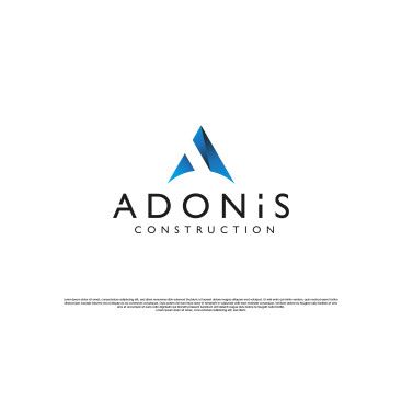 Adonis Construction Logo Tasarımı yarışmasına tasarımcı tarzını yansıt tarafından sunulan  tasarım 