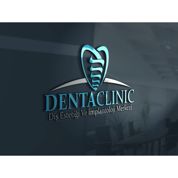 Diş kliniği logo tasarımı yarışmasına tasarımcı wAres tarafından sunulan  tasarım 