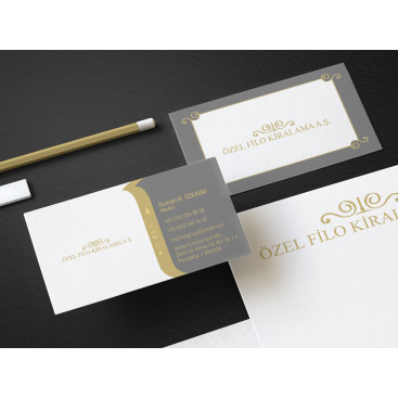 Özel Filo'nun kartvizit tasarımı yarışmasına tasarımcı dadazib tarafından sunulan  tasarım 