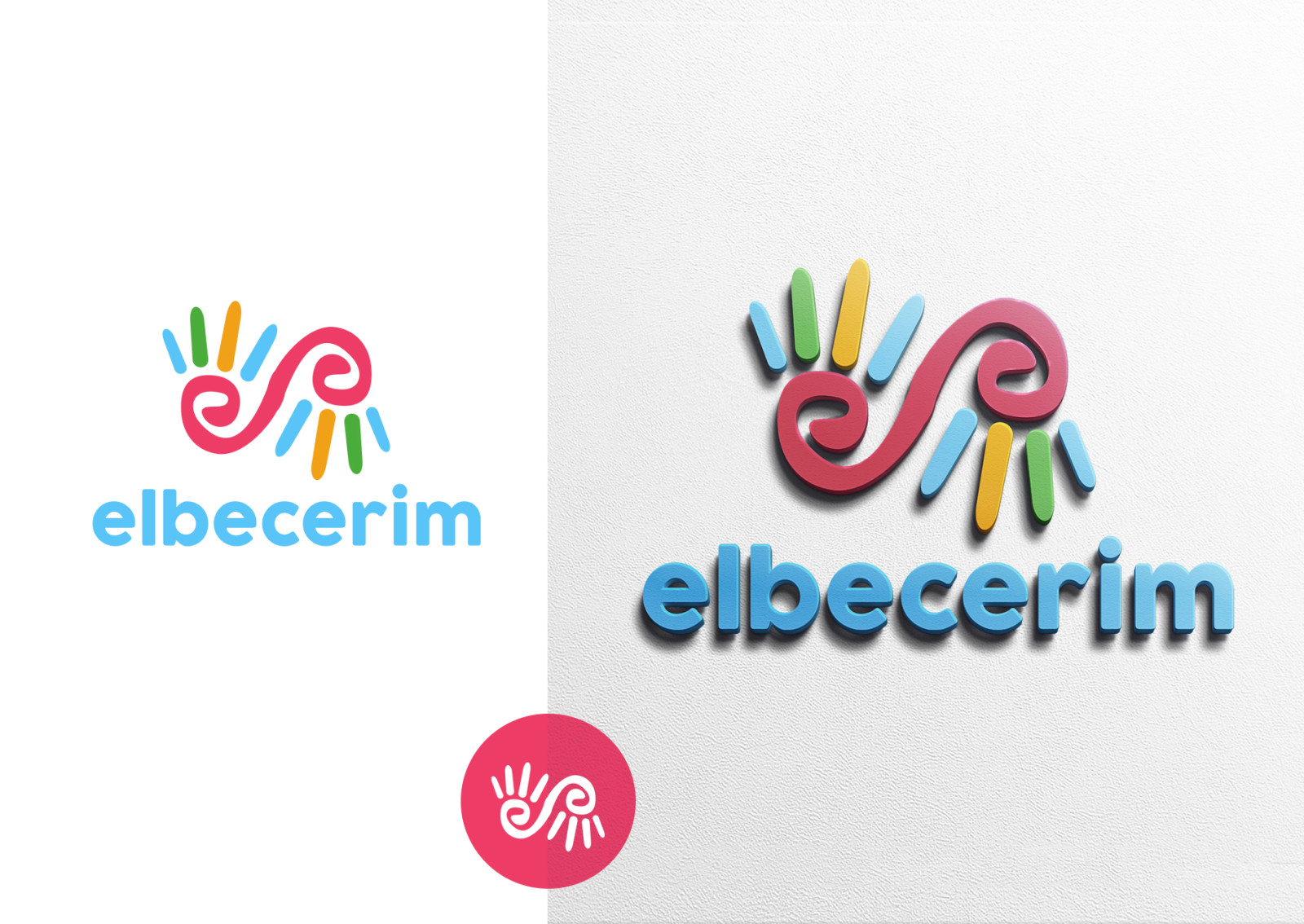 Tasarlayan grfkismail-Elbecerim Pazaryeri Marka Logo Tasarımı
