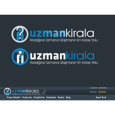 UzmanKirala.com Logo Revizyonu yarışmasına tasarımcı altun1411 tarafından sunulan  tasarım 