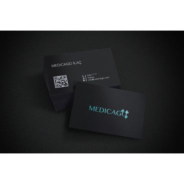 İLAÇ ÜRETİM ŞİRKETİNE LOGO VE KARTVİZİT yarışmasına tasarımcı Ali Erdogdu tarafından sunulan  tasarım 