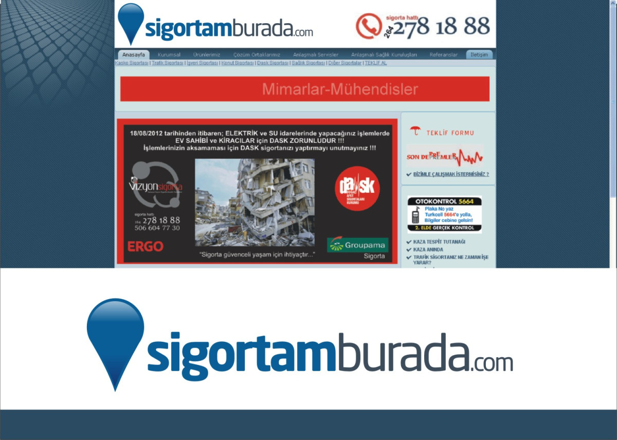 Tasarlayan RΛPİDO-www.sigortamburada.net logo