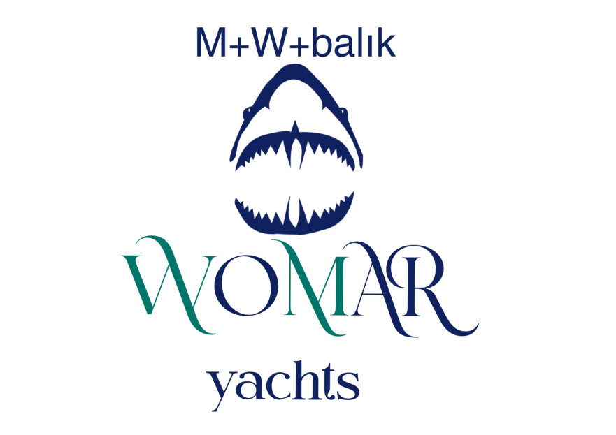 Yeni kurulan yat imalat firmamıza logo yarışmasına tasarımcı muka production tarafından sunulan  tasarım 