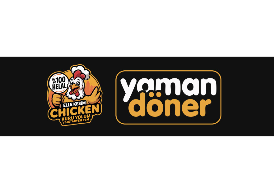 Kuru Yolum Helal Tavuk Döner Markası  yarışmasına tasarımcı pixelpalette tarafından sunulan  tasarım 