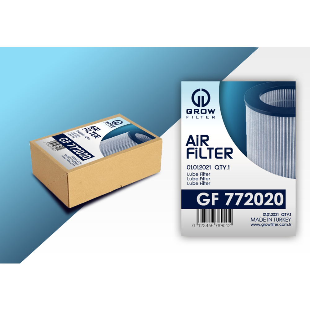 GROW FİLTER MARKAMIZA ETİKET TASARIMI yarışmasına Jgraphic tarafından girilen tasarım