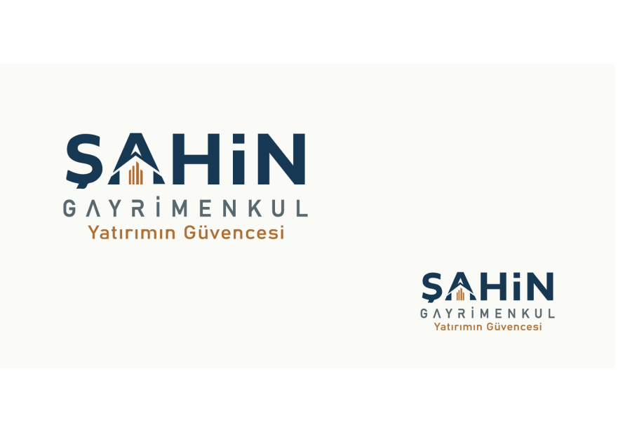 Şahin Gayrimenkul Logo + Kurumsal Kimlik yarışmasına tasarımcı izdüsümü tarafından sunulan  tasarım 