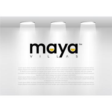 MAYA yazı karakteri ile bir inşaat proje yarışmasına tasarımcı MS™ tarafından sunulan  tasarım 
