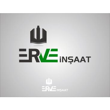 ERVE İnşaat İçin Logo+KurumsalKimlik yarışmasına tasarımcı byaytac tarafından sunulan  tasarım 