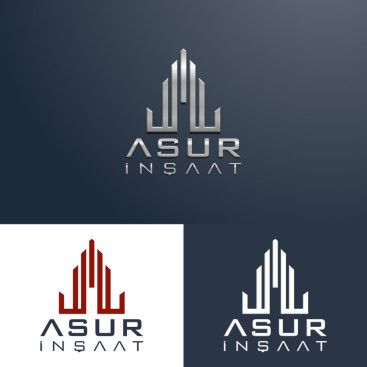 ASUR İNŞAAT İÇİN LOGO TASARIM yarışmasına tasarımcı Dyzyn tarafından sunulan  tasarım 
