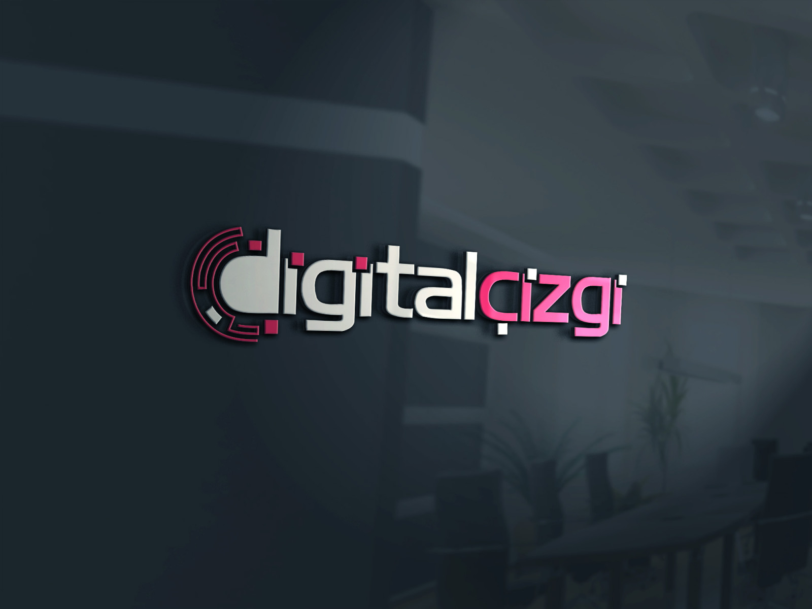 Tasarlayan Etrah™-Digital Çizgi Ajans Sitemiz İçin Logo.