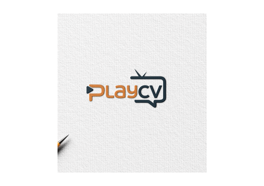 Videolu CV platformu için logo tasarımı yarışmasına tasarımcı yeliztasarım tarafından sunulan  tasarım 