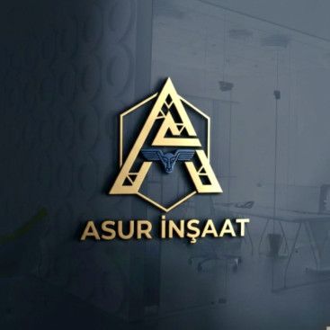 ASUR İNŞAAT İÇİN LOGO TASARIM yarışmasına tasarımcı Ökmenizmm tarafından sunulan  tasarım 