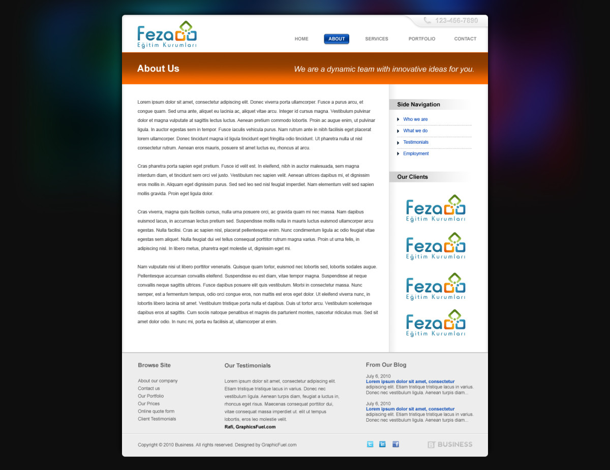Tasarlayan RΛPİDO-Özel Okul Web Sitesi